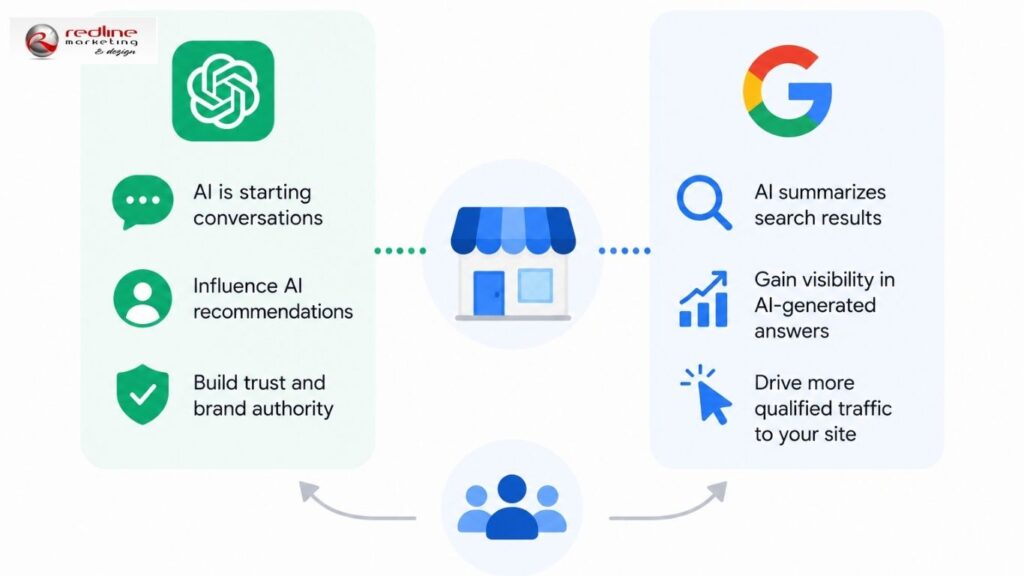 ChatGPT and Google AI Overviews